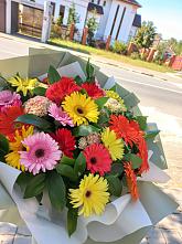 Букет цветов из:  Герберы #REPLACE_PRED# Псекупс